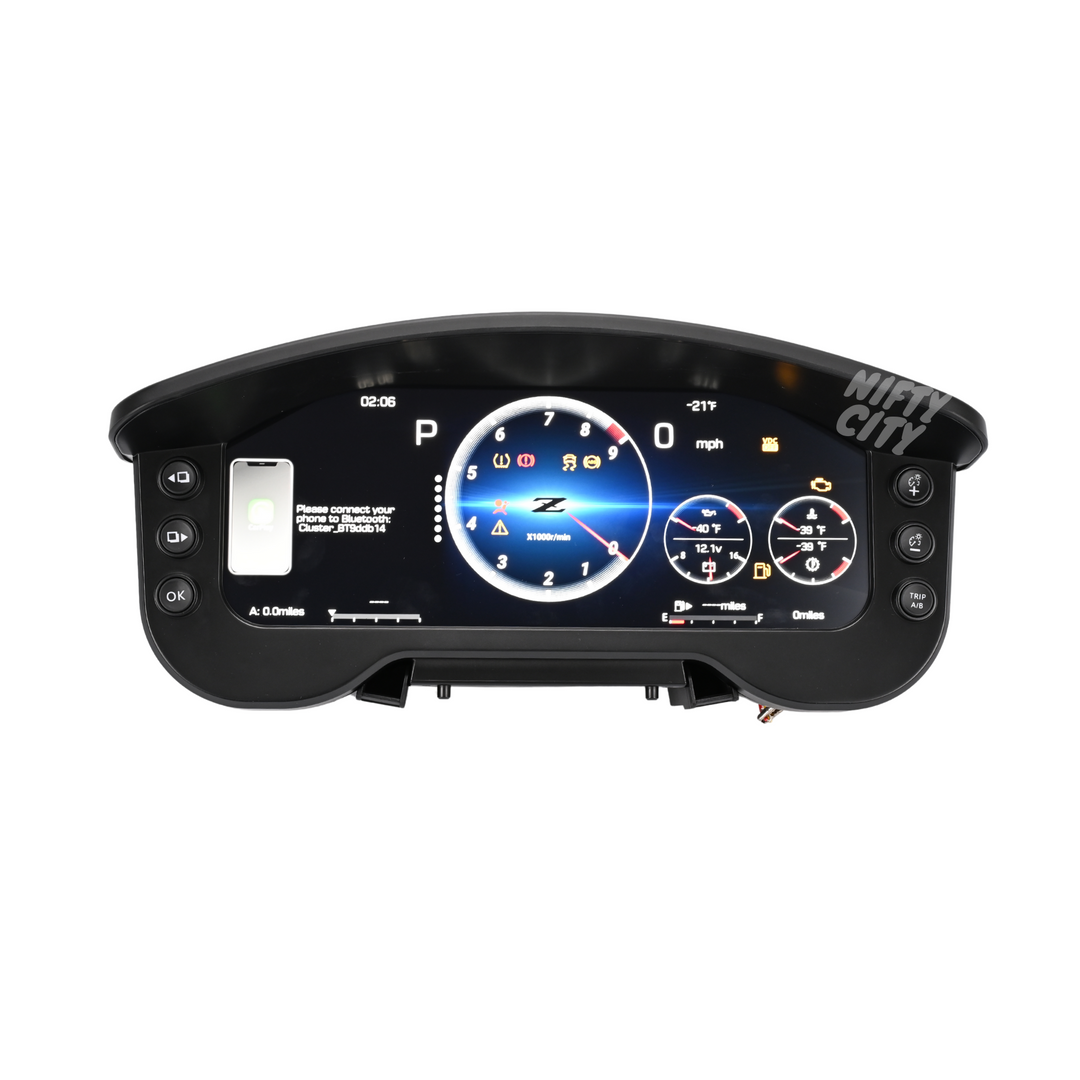 Nissan 370Z 2009-2022 Digital Instrument Cluster Dash Speedo Upgrade - Nifty City