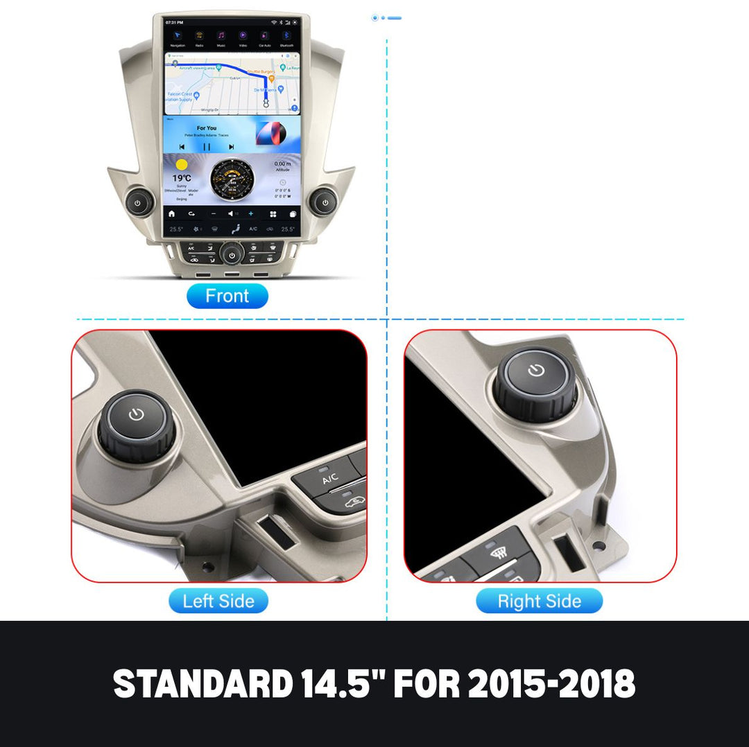 GMC Yukon 2015-2018 Apple CarPlay & Android Auto Tesla Screen