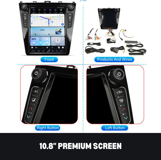 Subaru WRX 2015-2021 Apple CarPlay & Android Auto Tesla Screen