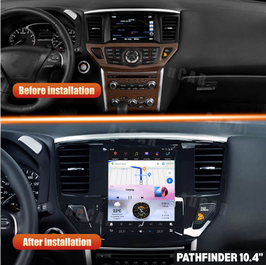 Nissan Pathfinder 2008-2020 Apple CarPlay & Android Auto Tesla Screen