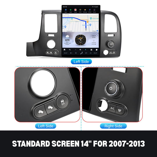 GMC Sierra 2007-2026 Apple CarPlay & Android Auto Tesla Screen