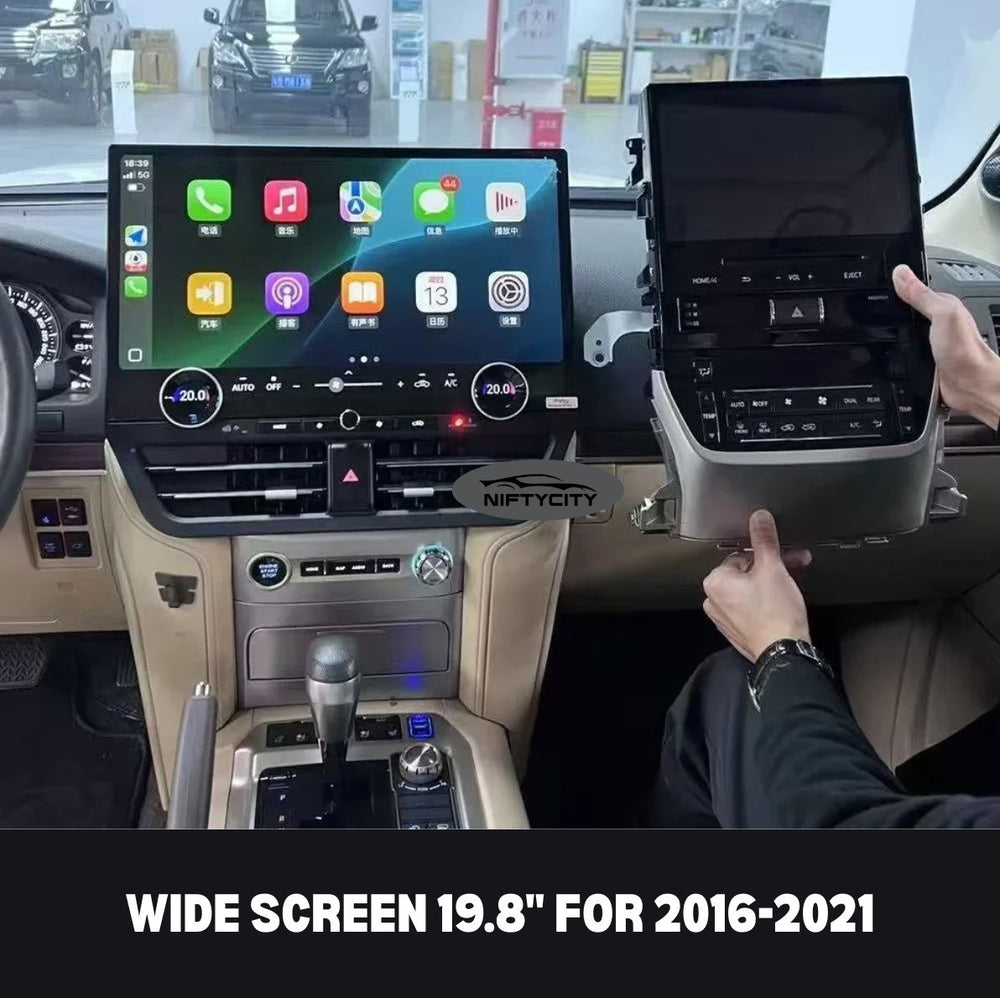 LandCruiser LC200 2008-2021 Apple CarPlay & Android Auto Wide Screen
