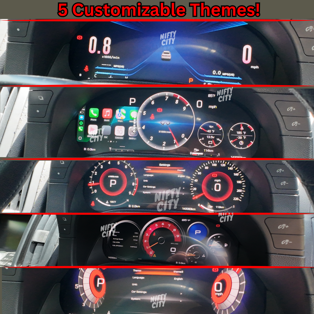 Infiniti G35 2006-2009 Fitout Set (14.5" Tesla Screen & Digital Cluster) - Nifty City