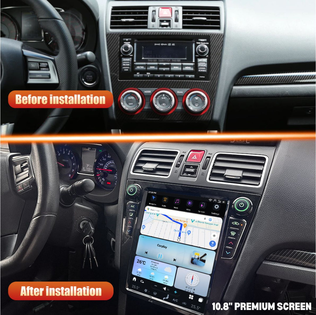 Subaru WRX 2015-2021 Apple CarPlay & Android Auto Tesla Screen