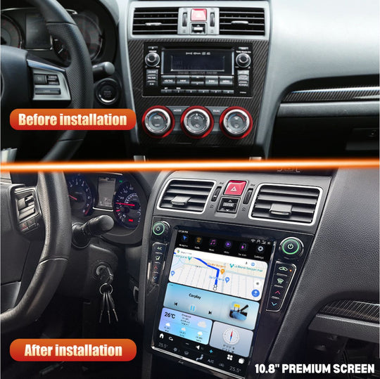 Subaru WRX 2015-2021 Apple CarPlay & Android Auto Tesla Screen