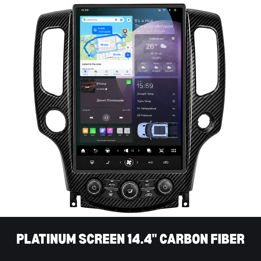 Nissan 370Z 2009-2021 Apple CarPlay & Android Auto Tesla Screen