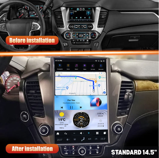 GMC Yukon 2015-2018 Apple CarPlay & Android Auto Tesla Screen