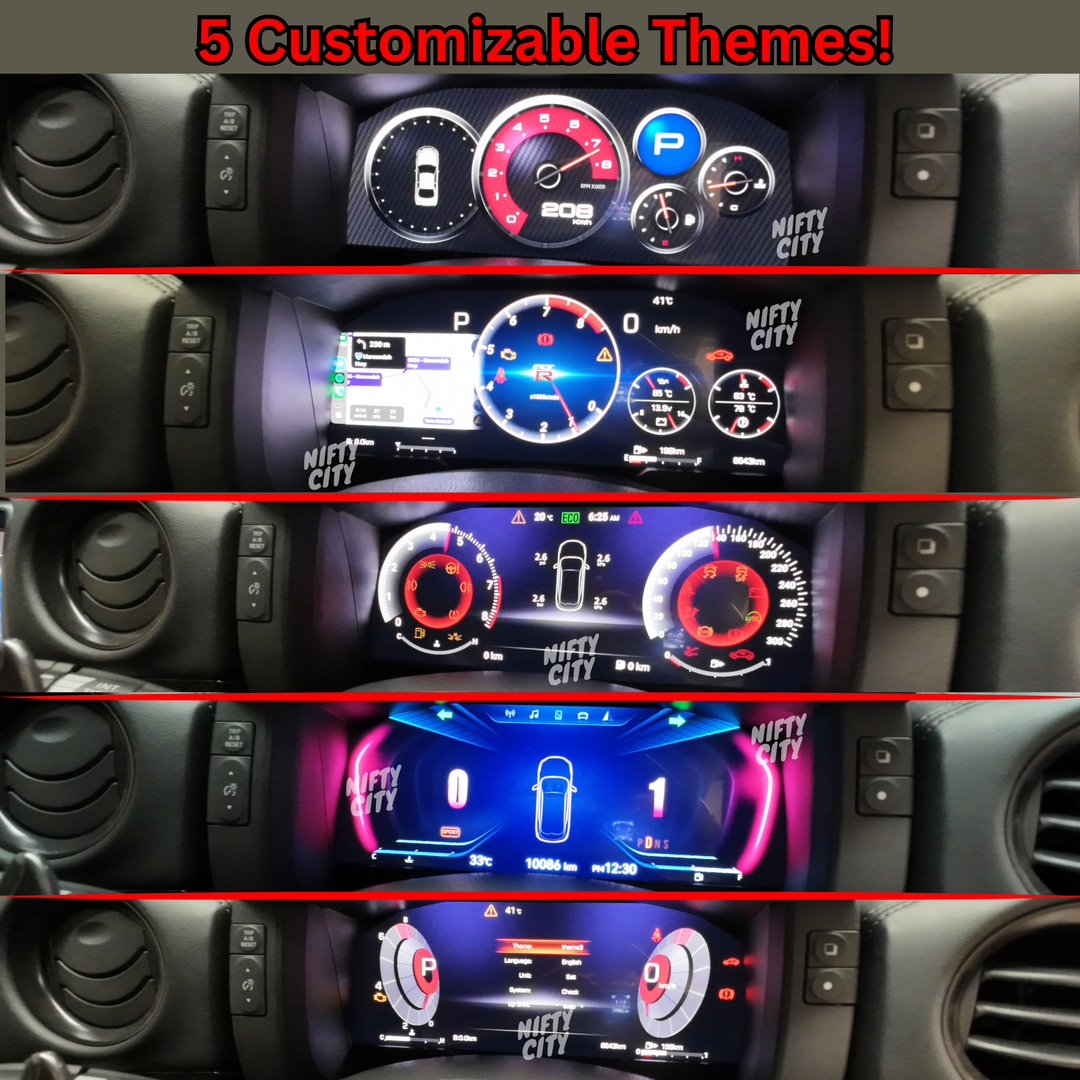 Nissan GT-R 2008-2024 Digital Instrument Cluster Dash Upgrade R35 - Nifty City