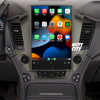 GMC Yukon 2015-2018 Apple CarPlay & Android Auto Tesla-Style 14.4" - Nifty City