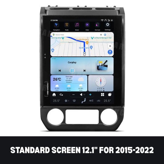 Ford F-150 Apple CarPlay Android Auto Tesla Screen 2009-2026