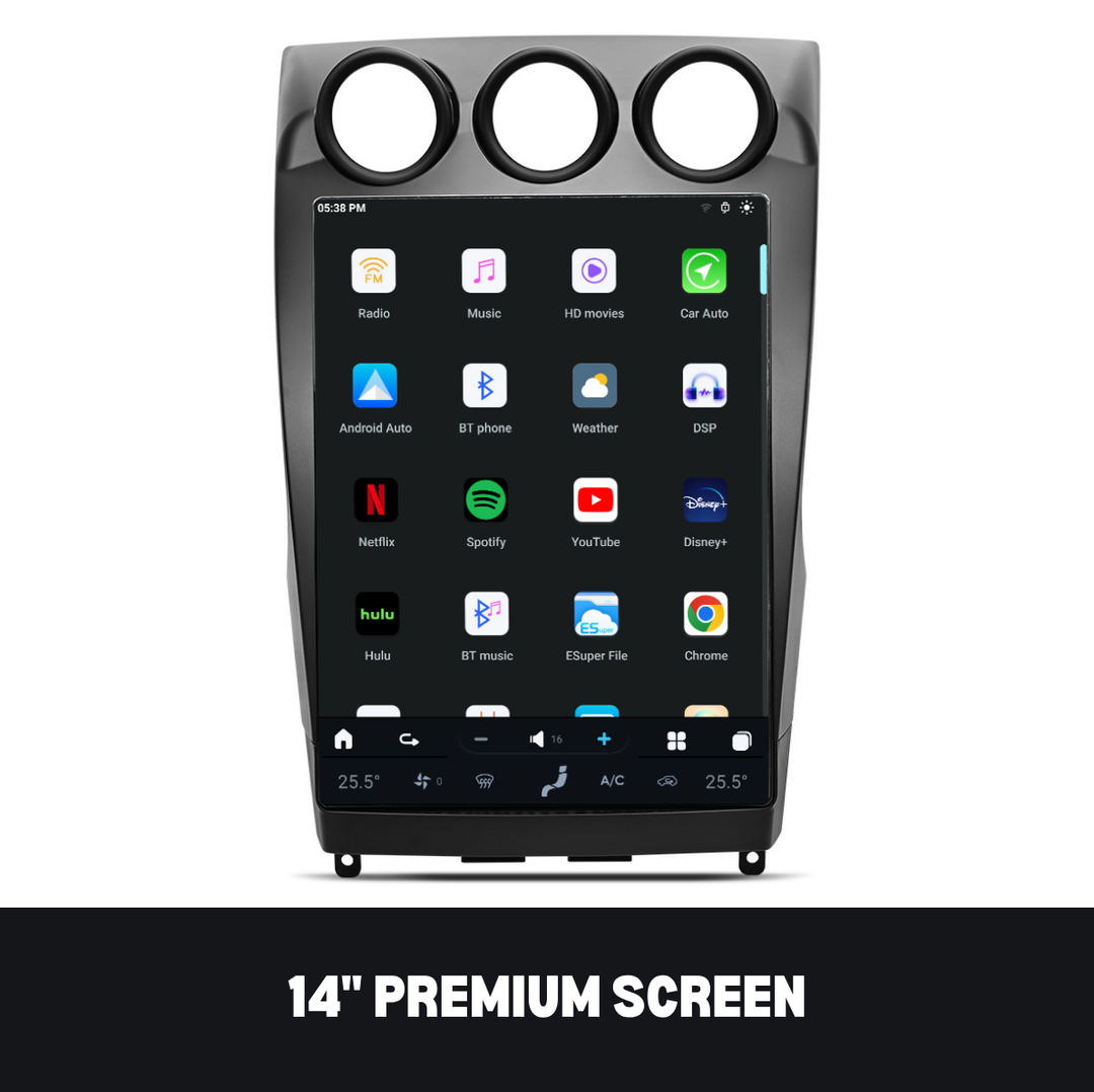 Nissan 350Z 2002-2009 Apple CarPlay & Android Auto Tesla Screen
