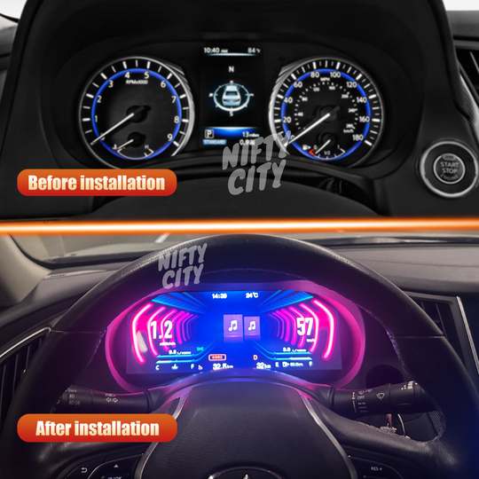 Infiniti Q50 2013-2020 Digital Instrument Cluster Dash Upgrade - Nifty City