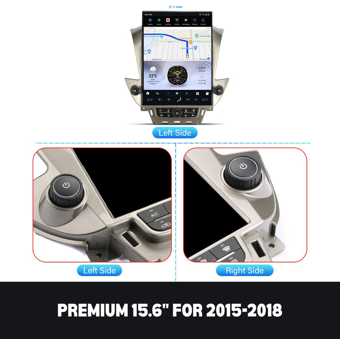 GMC Yukon 2015-2018 Apple CarPlay & Android Auto Tesla Screen