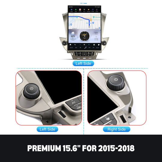 GMC Yukon 2015-2018 Apple CarPlay & Android Auto Tesla Screen