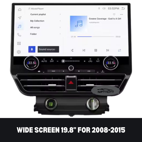 LandCruiser LC200 2008-2021 Apple CarPlay & Android Auto Wide Screen