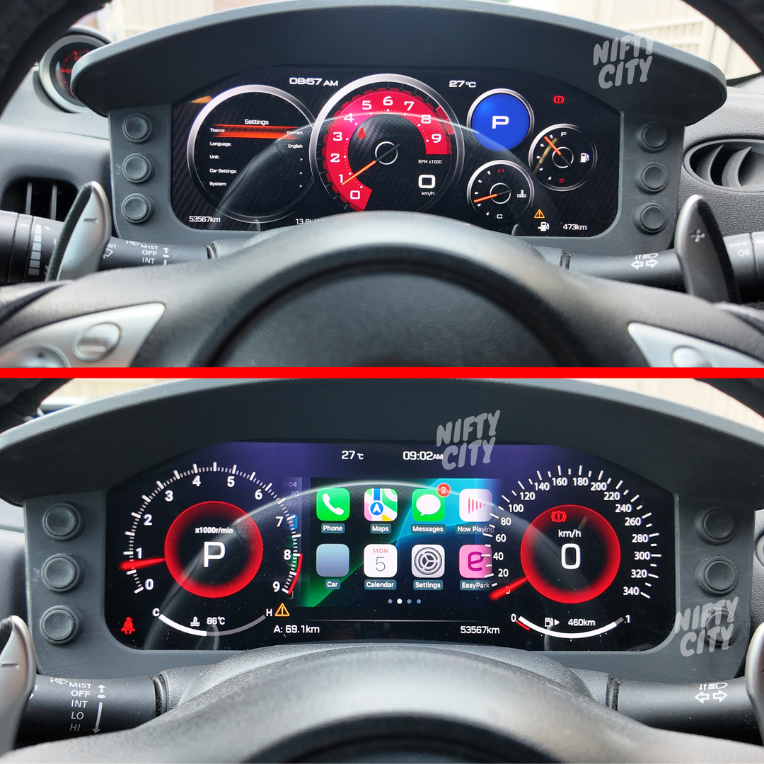 Nissan 370Z 2009-2022 Digital Instrument Cluster Dash Speedo Upgrade - Nifty City