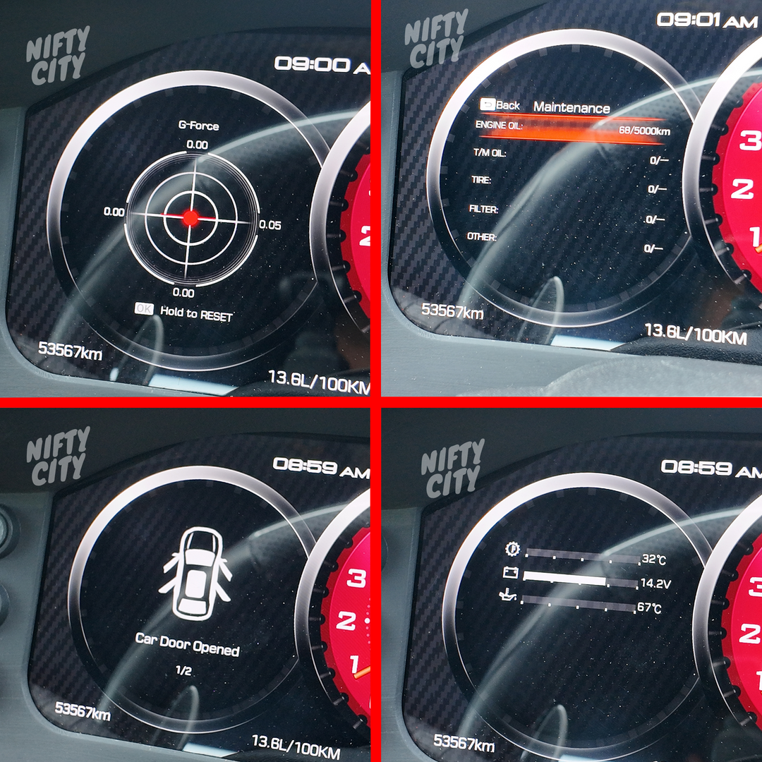 Nissan 370Z 2009-2022 Digital Instrument Cluster Dash Speedo Upgrade - Nifty City