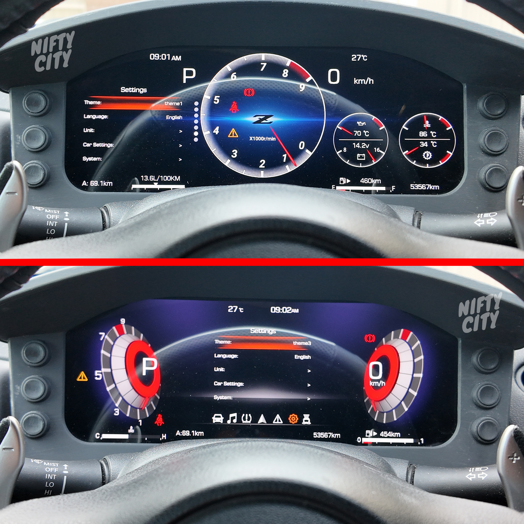 Nissan 370Z 2009-2022 Digital Instrument Cluster Dash Speedo Upgrade - Nifty City