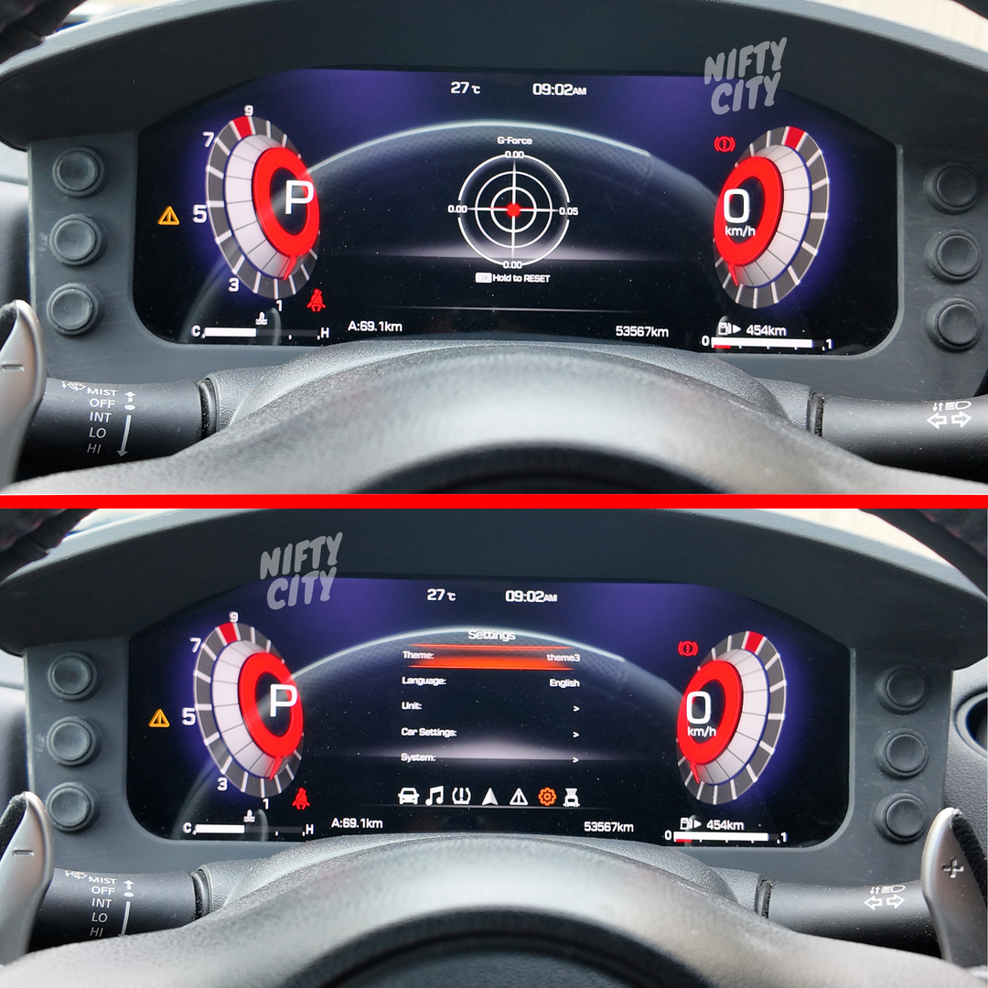 Nissan 370Z 2009-2022 Digital Instrument Cluster Dash Speedo Upgrade - Nifty City