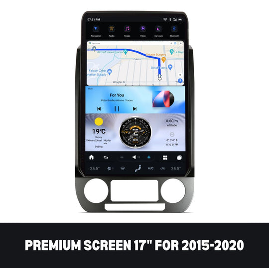 Ford F-150 Apple CarPlay Android Auto Tesla Screen 2009-2026