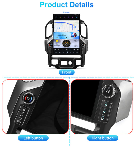 Chevrolet Silverado 2014-2025 Apple CarPlay & Android Auto Tesla Screen - Nifty City