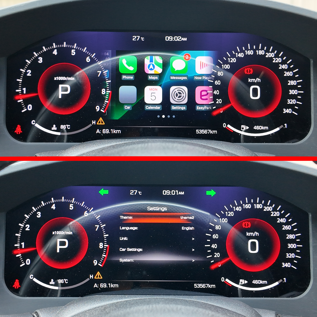 The Ultimate 370Z Digital Cockpit (Tesla Screen + Cluster + Gauges)