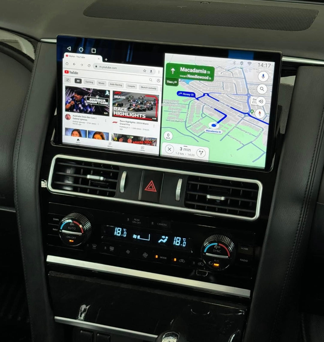 Nissan Patrol 2010-2023 Apple CarPlay & Android Auto Wide Screen - Nifty City