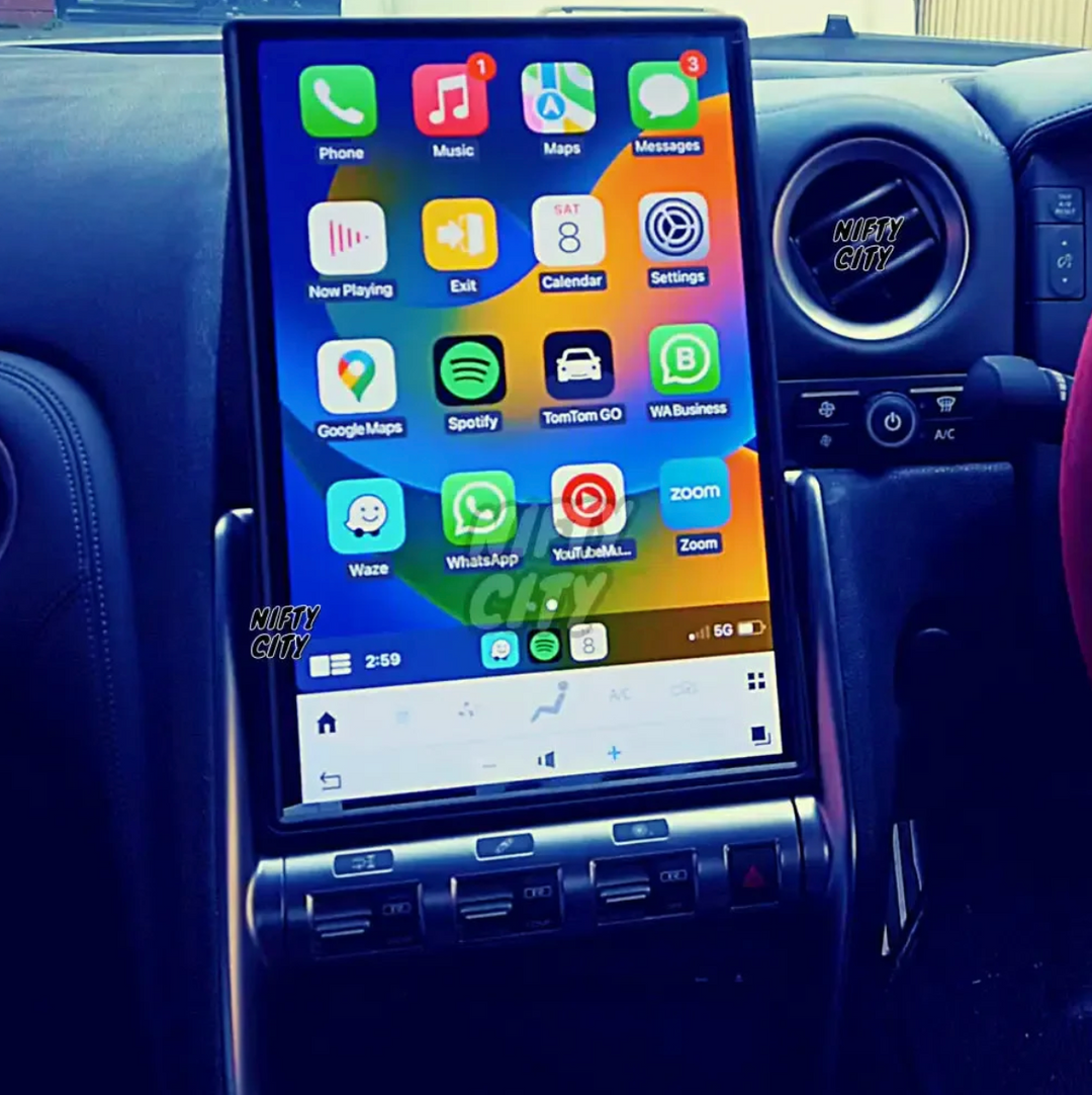 Nissan GT-R 2008-2016 Fitout Set (14.5" Tesla Screen & Digital Cluster) - Nifty City
