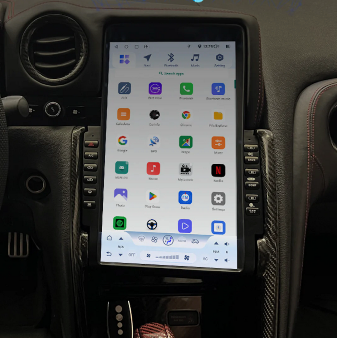Nissan GT-R 2008-2016 Fitout Set (13.6" Tesla Screen & Digital Cluster) - Nifty City