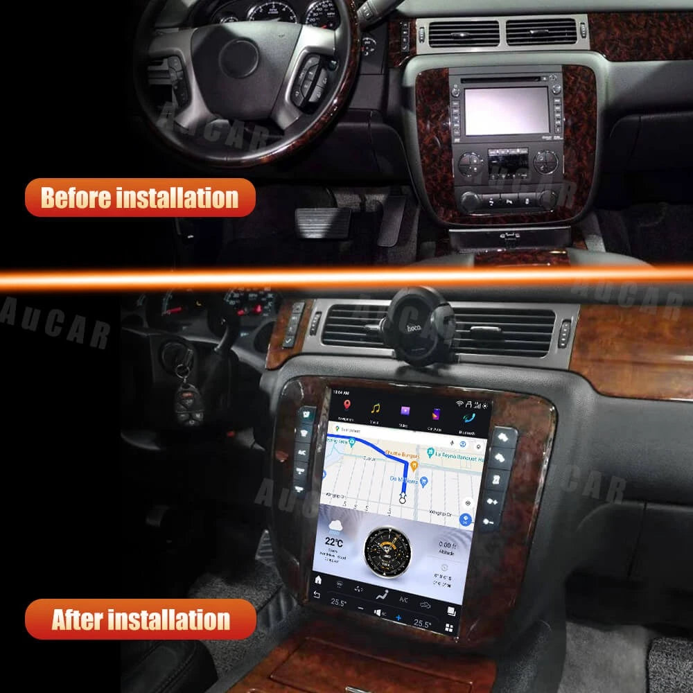 Chevrolet Silverado 2007-2012 Apple CarPlay & Android Auto Tesla Screen - Nifty City