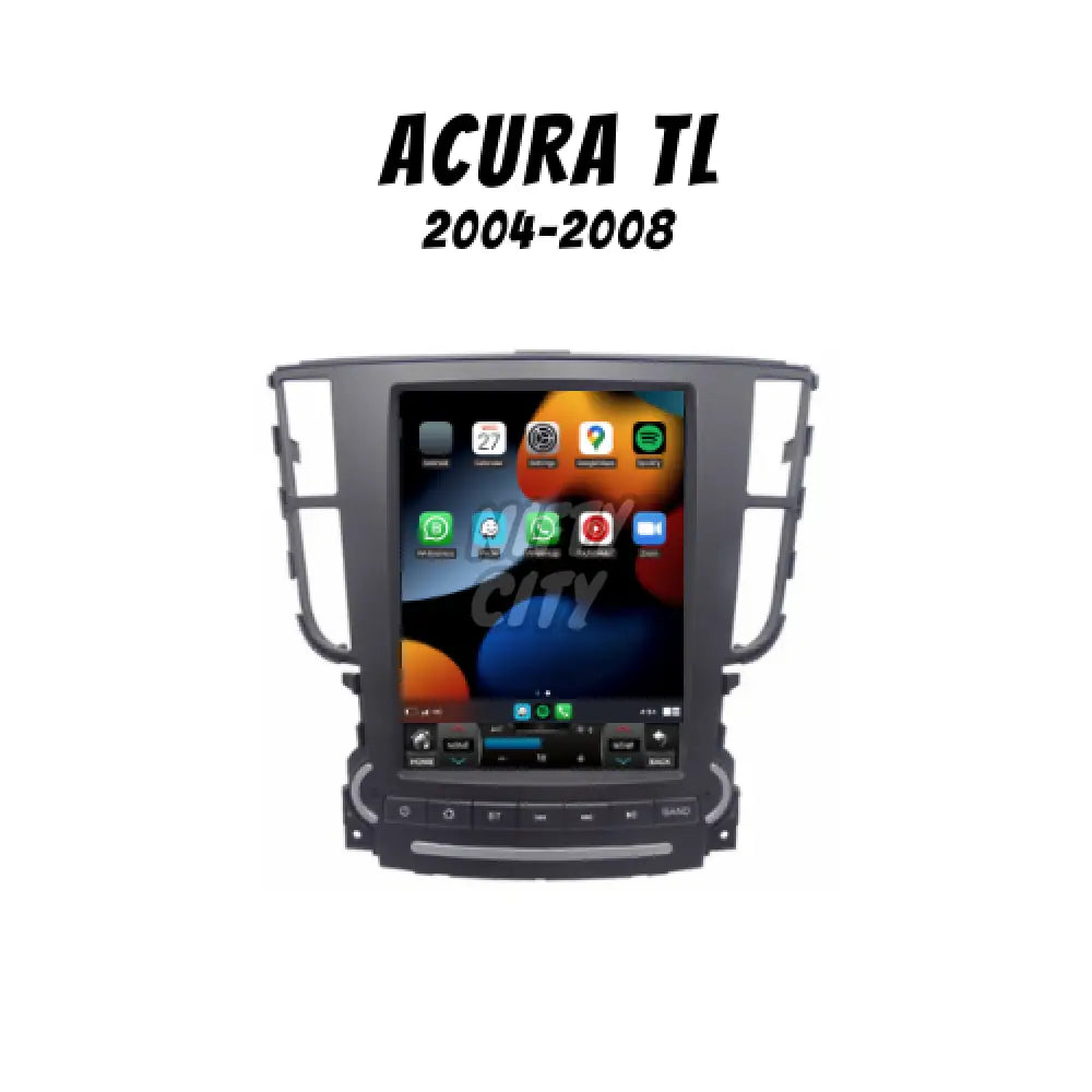 Acura TL 2004-2008 Apple CarPlay & Android Auto Tesla-Style - Nifty City