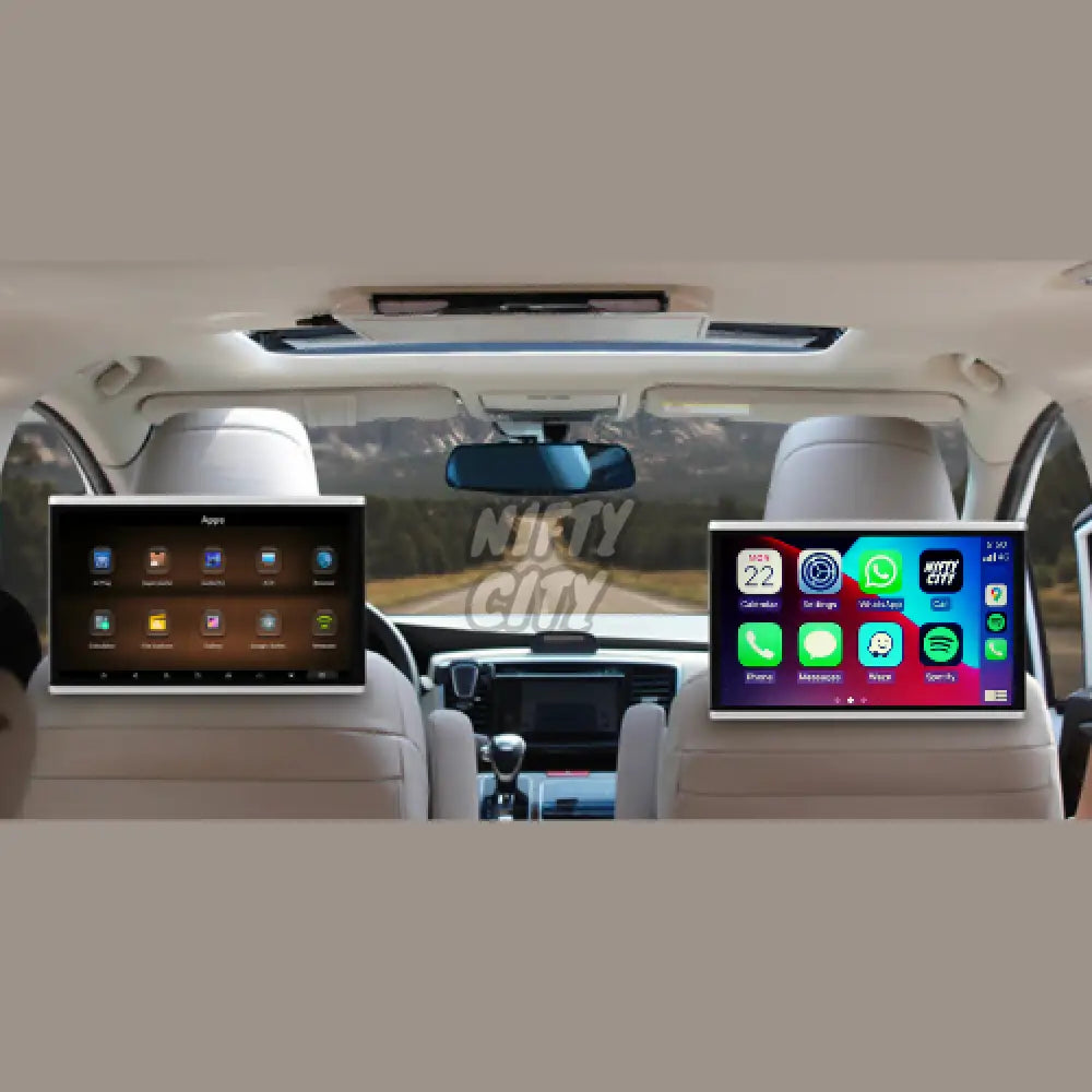Add Rear Headrest Screens - Nifty City