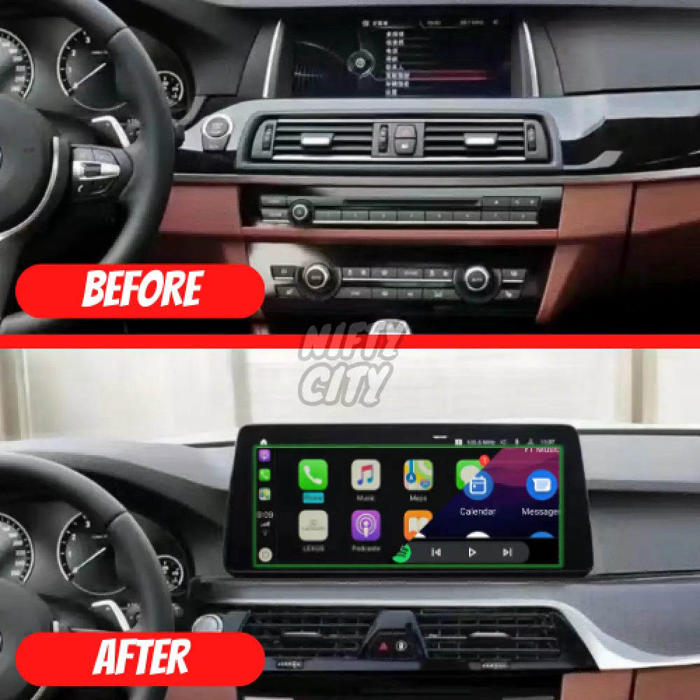 BMW 5 Series 2011-2016 Apple CarPlay & Android Auto Ultra-Wide Screen 13.3" - Nifty City