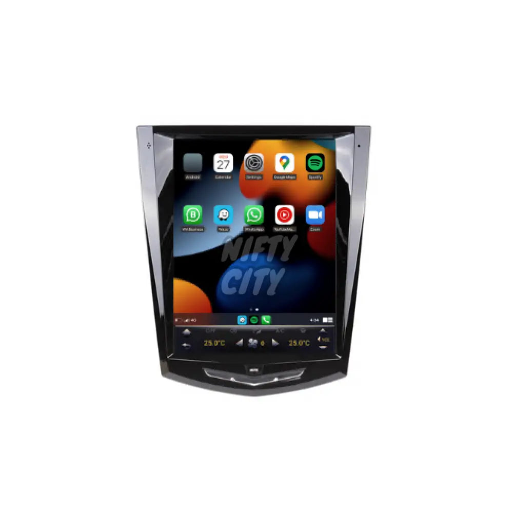 Cadillac ATS XTS SRX 2013-2018 Apple CarPlay Android Auto Tesla-Style - Nifty City