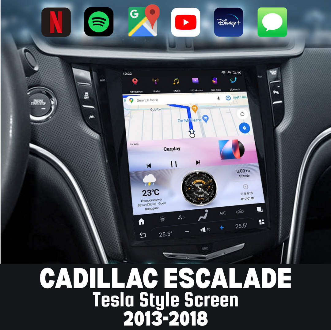 Cadillac Escalade 10.4-inch Android 13 screen installed