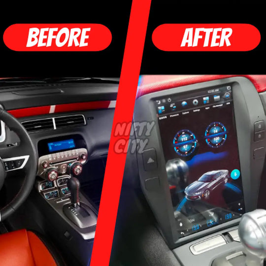 Chevrolet Camaro 2010-2015 Apple CarPlay & Android Auto Tesla-Style - Nifty City