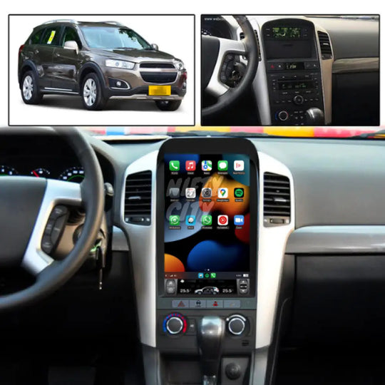 Chevrolet Captiva 2006-2011 Apple CarPlay & Android Auto Tesla-Style - Nifty City