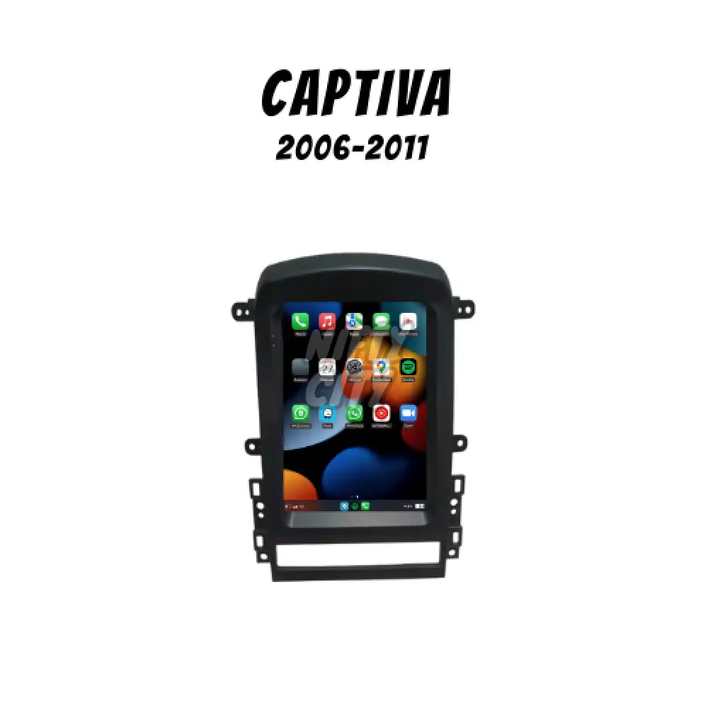 Chevrolet Captiva 2006-2011 Apple CarPlay & Android Auto Tesla-Style - Nifty City