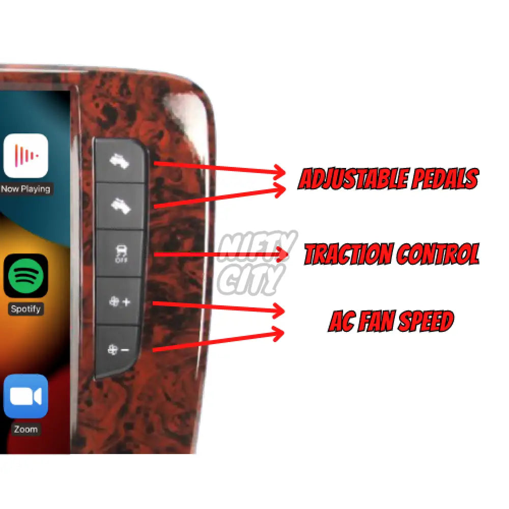 Chevrolet Silverado 2007-2012 Apple CarPlay & Android Auto Tesla-Style - Nifty City
