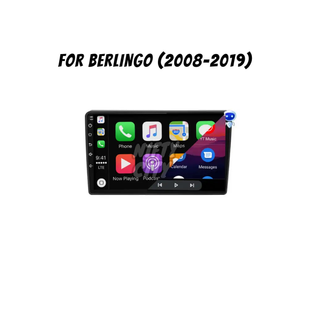 Citroen Berlingo 2008-2019 Apple CarPlay & Android Auto Integration - Nifty City