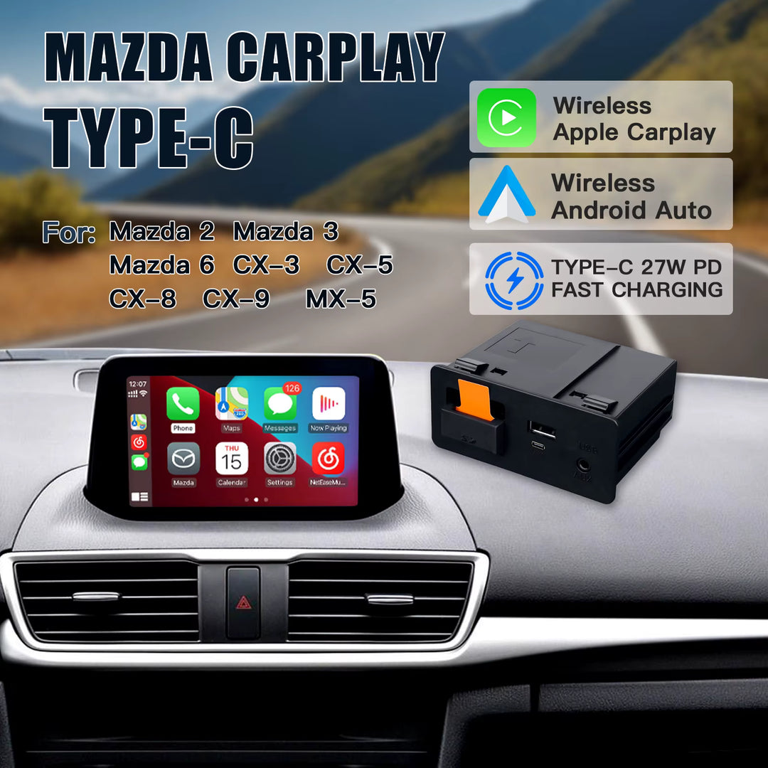 Mazda CX-5 2015-2020 Apple CarPlay & Android Auto Integration