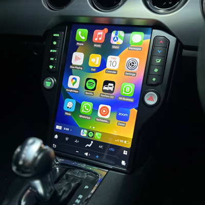 Ford Mustang 2015-2019 Apple CarPlay & Android Auto Tesla-Style 14.5" - Nifty City