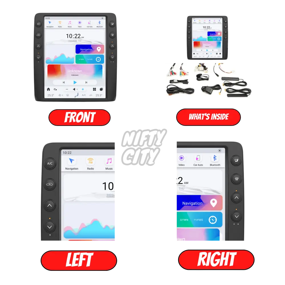 Dodge Challenger 2008-2014 Apple CarPlay & Android Auto Tesla-Style 12.5" - Nifty City
