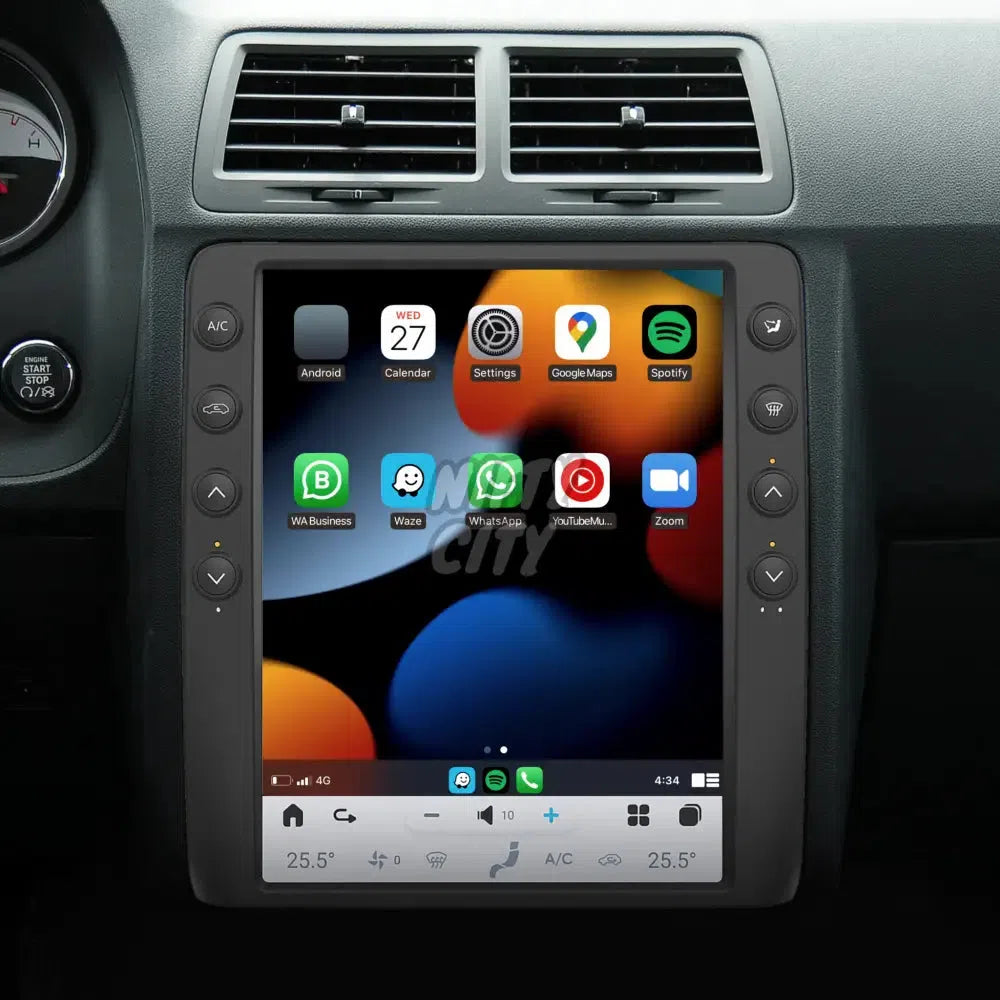 Dodge Challenger 2008-2014 Apple CarPlay & Android Auto Tesla-Style 12.5" - Nifty City