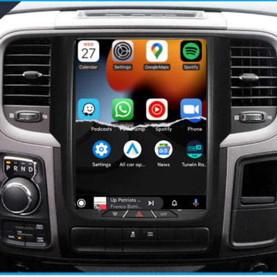 Dodge RAM 1500 2013-2021 Apple CarPlay & Android Auto Tesla-Style - Nifty City