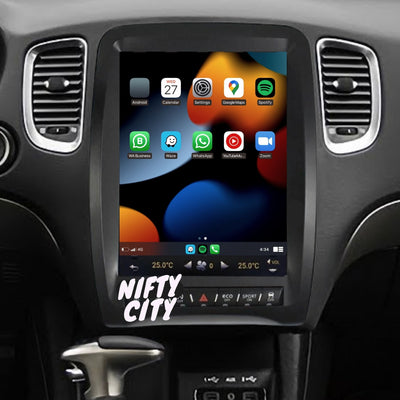 Dodge Durango 2011-2019 Apple CarPlay & Android Auto Tesla-Style - Nifty City