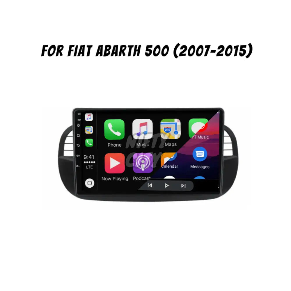 Fiat Abarth 500 2007-2015 Apple CarPlay & Android Auto Integration - Nifty City