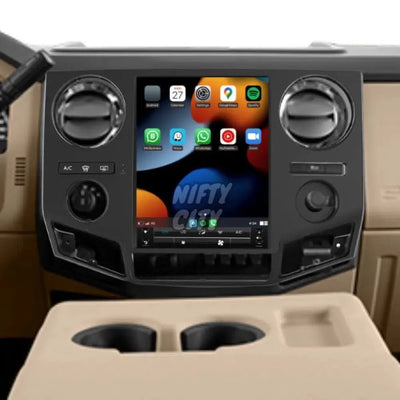 Ford F250 F350 F450 F650 2010-2016 Apple CarPlay & Android Auto Tesla-Style 12.1" - Nifty City