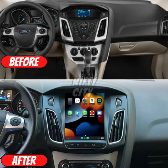 Ford Focus 2011-2019 Apple CarPlay & Android Auto Tesla-Style 9.7" - Nifty City