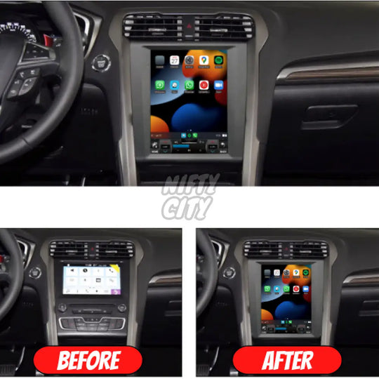 Ford Mondeo 2013-2019 Apple CarPlay & Android Auto Tesla-Style - Nifty City